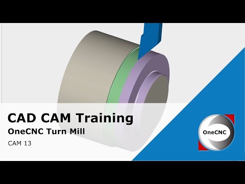 Creating a Chamfer with a Custom Tool in OneCNC Lathe Expert - CAM Training 13