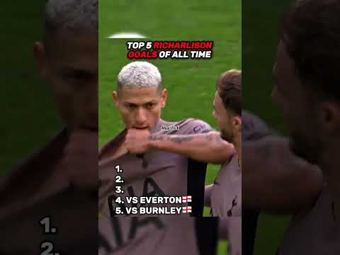 Top 5 Richarlison Goals #richarlison #football #shorts #fyp #viral #trending #uk