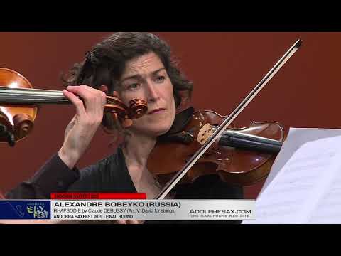 Andorra SaxFest 2019 - Alexandre BOBEYKO - Rhapsodie by Claude DEBUSSY
