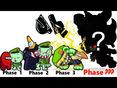 FNF comparison Battle Flippy & Impostor - ALL Phases of fnf Characters Friday Night Funkin Animation