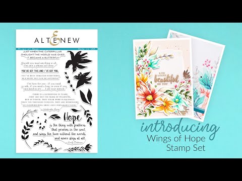 Altenew Stamps Intro - Wings of Hope