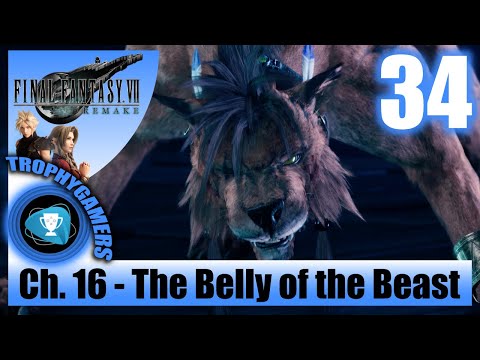 Final Fantasy 7 Remake - Chapter 16: The Belly of the Beast - Walkthrough Part 34