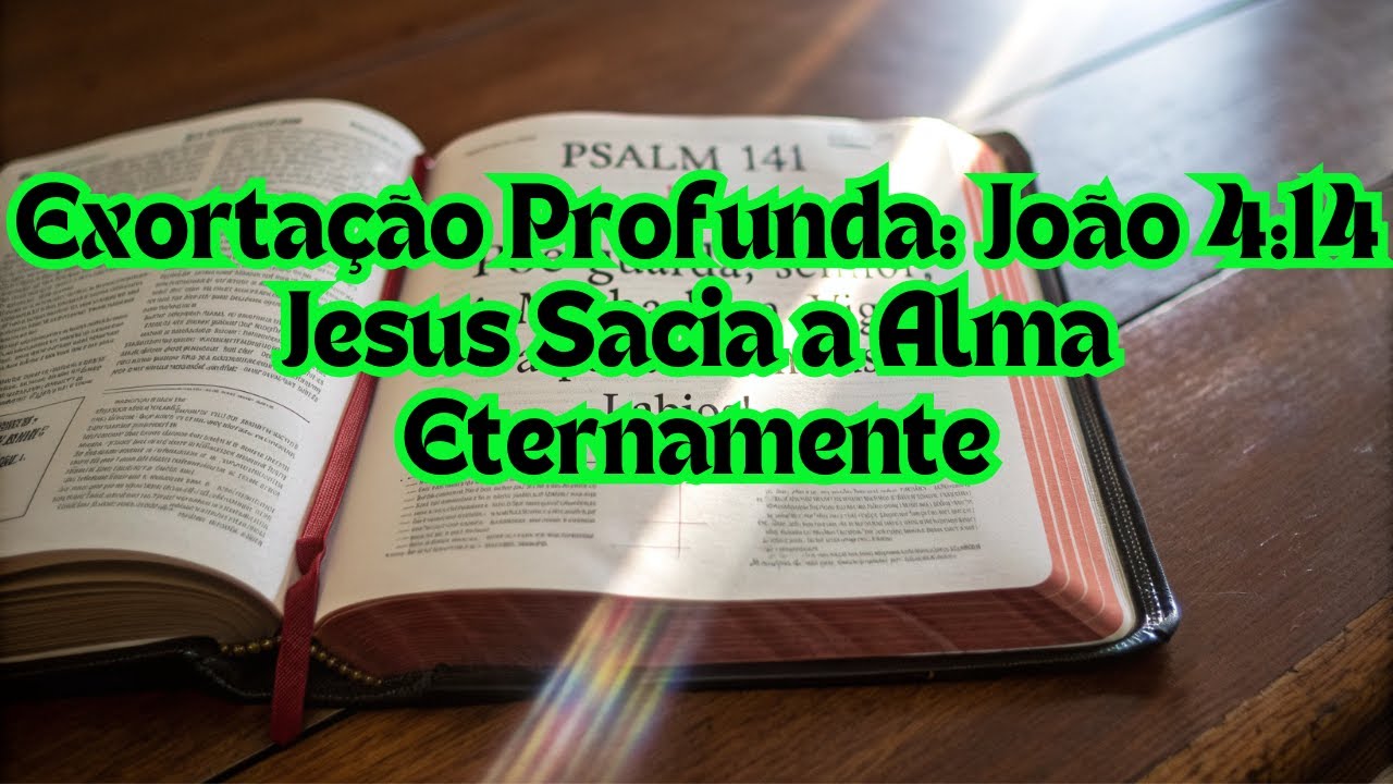 Exortação Profunda: João 4:14 – Jesus Sacia a Alma Eternamente