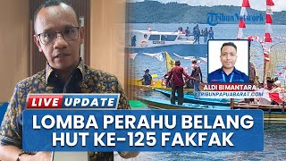 Meriah! HUT Fakfak ke-125, Pantai Mayor Ramai dengan Lomba Perahu Belang dan Antusias Warga