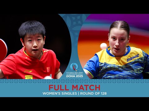 FULL MATCH | Sun Yingsha vs Veronika Matiunina | WS R128 | #ITTFWorlds2025