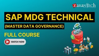 SAP MDG Technical Full Course | ZaranTech