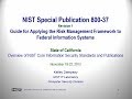 2013 NIST TRAINING PT 3: SP 800-37 - HOSTED BY THE CALIFORNIA INFORMAT ..