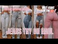 HUGE Jeans TRY ON HAUL Testing Different Brands Which Fit The Best 2021 Review ASOS ZARA MORE