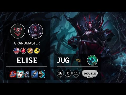 Elise Jungle vs Hecarim - NA Grandmaster Patch 10.19