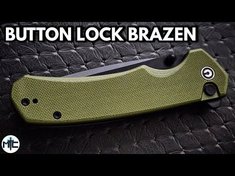 Civivi Brazen Button Lock Folding Knife - Overview and Review