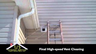 preview picture of video 'Dryer Vent Cleaning from TJs Chimney Service - Greenfield, IN'