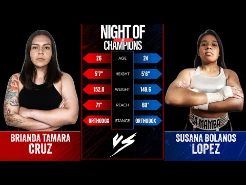Brianda Tamara vs Susana Bolanos | Night of Champions IV | September 27th, 2025