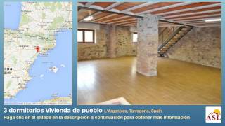 preview picture of video '3 dormitorios Vivienda de pueblo se Vende en L'Argentera, Tarragona, Spain'
