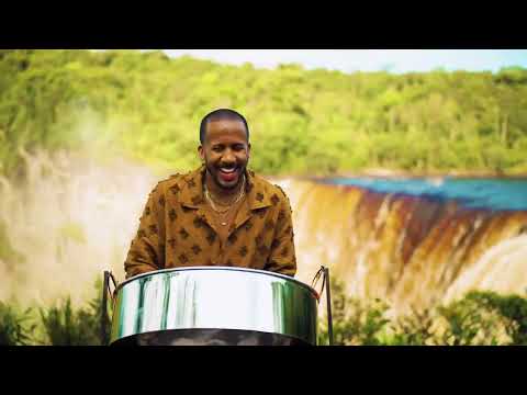 Terry Gajraj - Guyana Baboo Steelpan Cover at Kaieteur Falls, Guyana 🇬🇾 