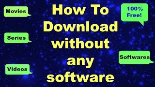 How to download Movies/TV Shows without utorrent
