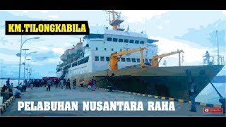 preview picture of video 'Kapal PELNI KM.  tilongkabila sandar di pelabuhan raha,  4 maret 2019'