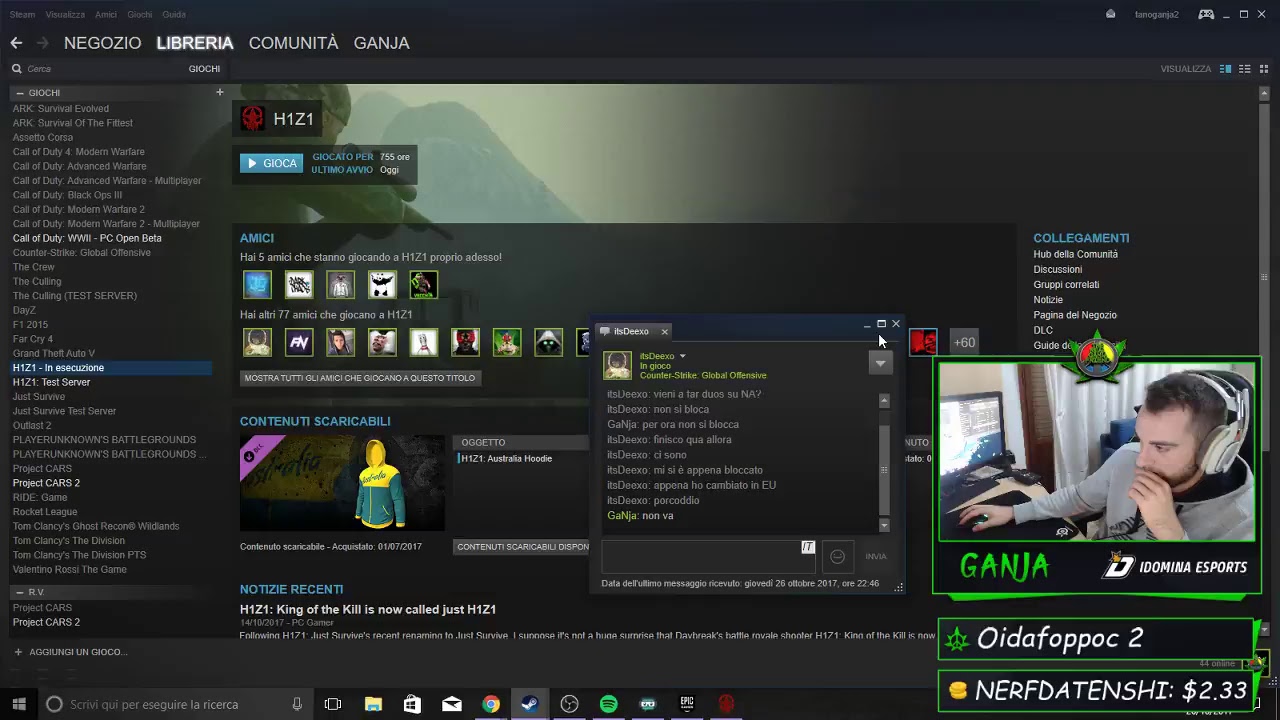 H1Z1 - Proviamo a vincere!!! Live Streaming!