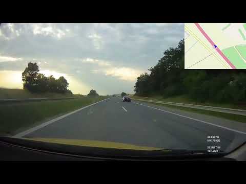 Česko. Dálnice D2, Břeclav — Brno-jih, 2021, 4x