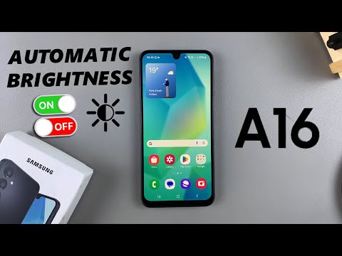 How To Enable / Disable Adaptive Brightness On Samsung Galaxy A16