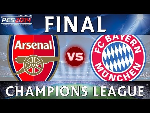 [TTB] PES 2014 - Arsenal CL Series - Arsenal Vs Bayern Munich - CHAMPIONS LEAGUE FINAL