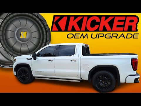 GM Kicker install, Part # 19417164 and Kicker Bass knob, part # 46CXARCT in 2024 GMC Sierra Denali