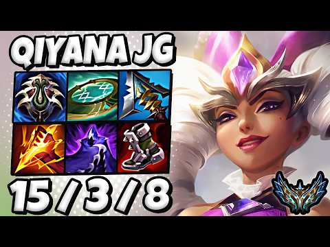 Qiyana vs Lee Sin [ Jungle ] Korea Challenger 1982 LP | Patch 25.23 ✅