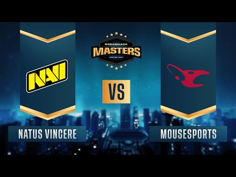 CS:GO - Natus Vincere vs. mousesports [Overpass] Map 1 - DreamHack Masters Spring 2021- Group A