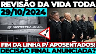 ⚠️CHEGOU AO FIM? VOTAÇÃO SOBRE A REVISÃO DA VIDA TODA É ANUNCIADA PELO STF: QUAL FOI A CONCLUSÃO?