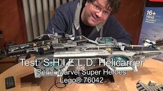 Test Lego SHIELD Helicarrier (Set 76042 Marvel Super Heroes / Avengers)