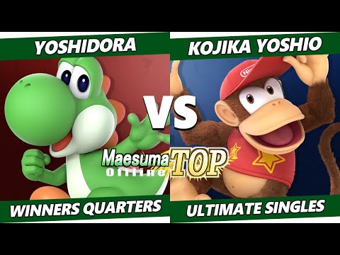 MaesumaTOP#8 Winners Quarters - Yoshidora (Yoshi) Vs. Kojika Yoshio (Diddy Kong) SSBU Ultimate