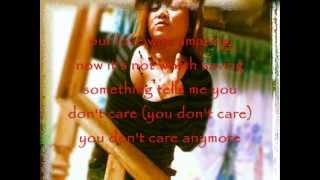 you dont care by Leona Lewis with lyrics on board