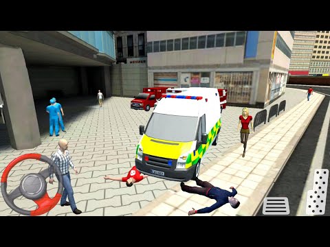Roof Jumping Ambulance Simulator - Rooftop Stunts #2 Rescue Simulator! Android gameplay
