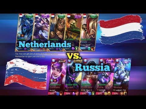 Top 8 Guinevere Russia VS. Top 1 Helcurt Netherlands | National Arena Contest | Mobile Legends