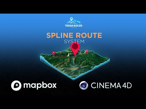 Terrain Builder Cinema: Spline Routes System Tutorial