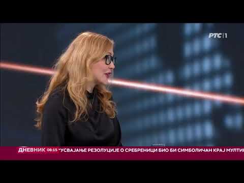 Gostovanje Sanje Ivanić u Dnevniku RTS-a