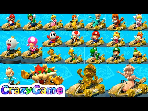 Mario Kart 8 Deluxe All Characters Select Animation