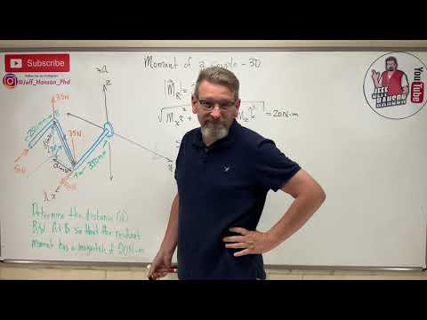 Statics: Lesson 26 - Moment of a Couple in 3D