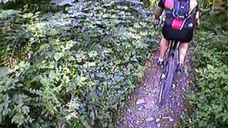 preview picture of video 'mountain biking the middle fork trail 7 4 2009 gt'