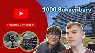 We Got Engaged on a Cruise! MSC Virtuosa, 1000 Subs & What’s Next