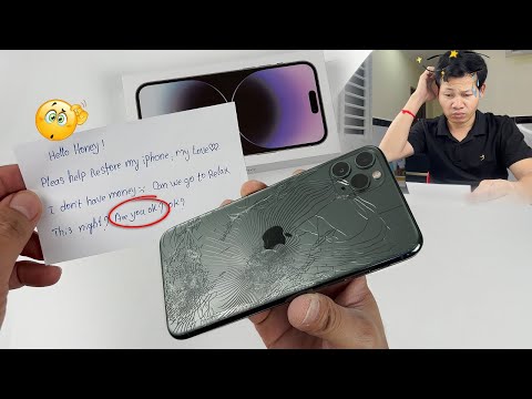 How i Restore Destroyed iPhone 11 Pro Max for a big fan 🥰