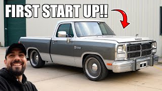 The Cleanest Cummins Swap You've EVER Seen!!! 1989 Dodge D100 Half Ton Truck!!!