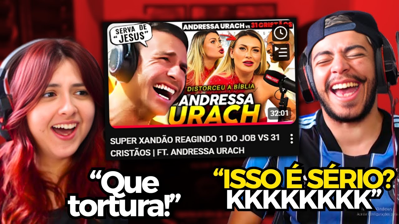 SUPER XANDÃO REAGINDO 1 DO JOB VS 31 CRISTÃOS | FT. ANDRESSA URACH | REACT