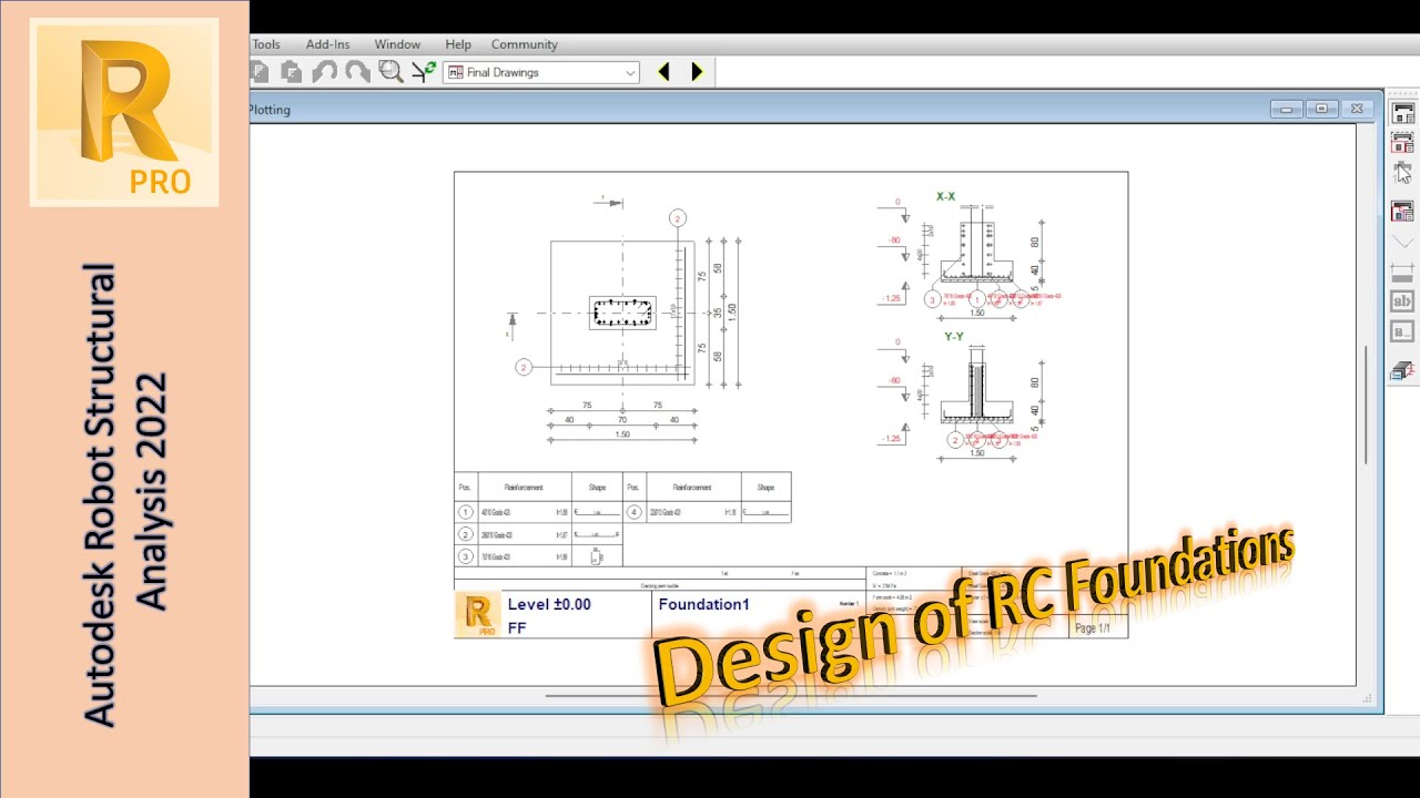 Designing RC Foundations in Autodesk Robot Structural Analysis: A Step-by-Step Tutorial