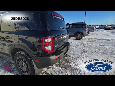 2025 Ford Bronco Sport Big Bend 4x4 in Black for sale at Drayton Valley Ford in Drayton Valley, AB