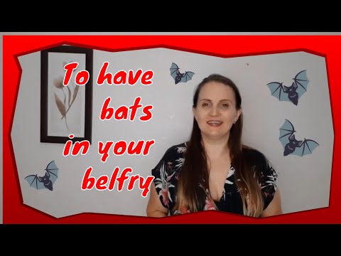 English Idioms | To have bats in your belfry