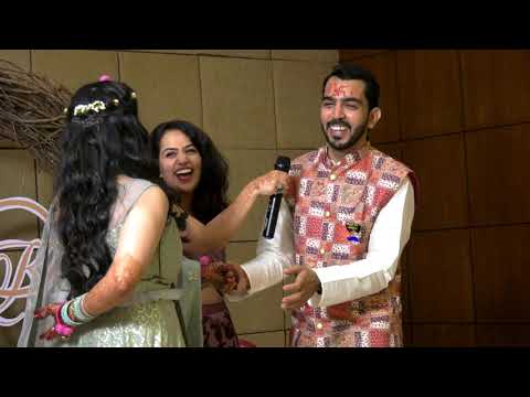 Varsha D Seerwani Emcee varsha hosting crazy Indian weddings