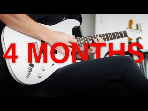 4 MONTHS GUITAR PROGRESS