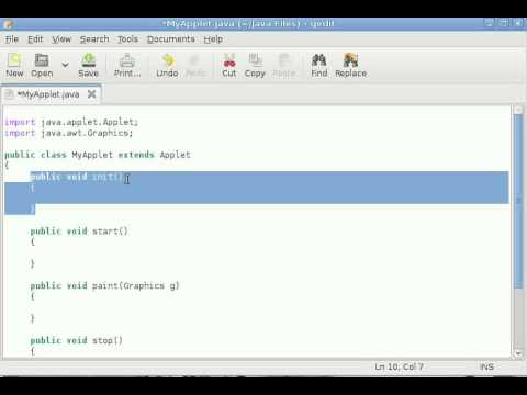 Java Applet Tutorial 1 Introduction