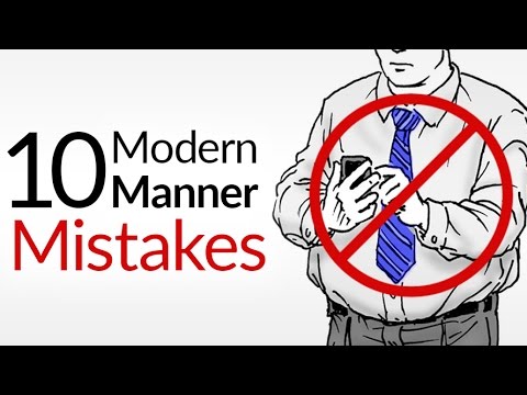 10 Modern Manner Mistakes | Bad Etiquette That KILLS First Impressions