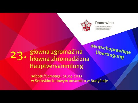 Video 1 Domowina - Zw?zk ?užyskich Serbow | Bund Lausitzer Sorben